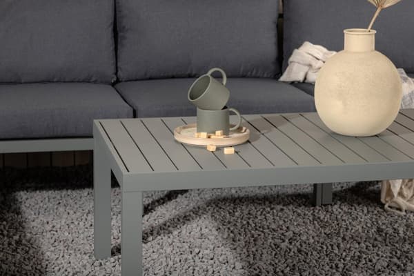 FURNLUX SOFFBORD FÖR UTOMHUSBRUK COPACABANA GRÅGRÖN 70CM