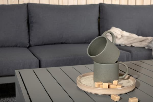 FURNLUX SOFFBORD FÖR UTOMHUSBRUK COPACABANA GRÅGRÖN 70CM