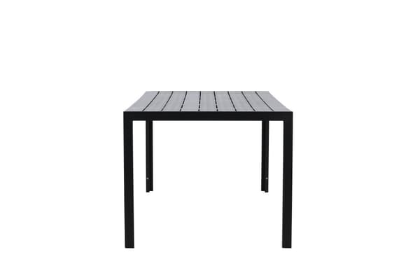 FURNLUX ULKORUOKAPÖYTÄ MIRKO MUSTA 90CM