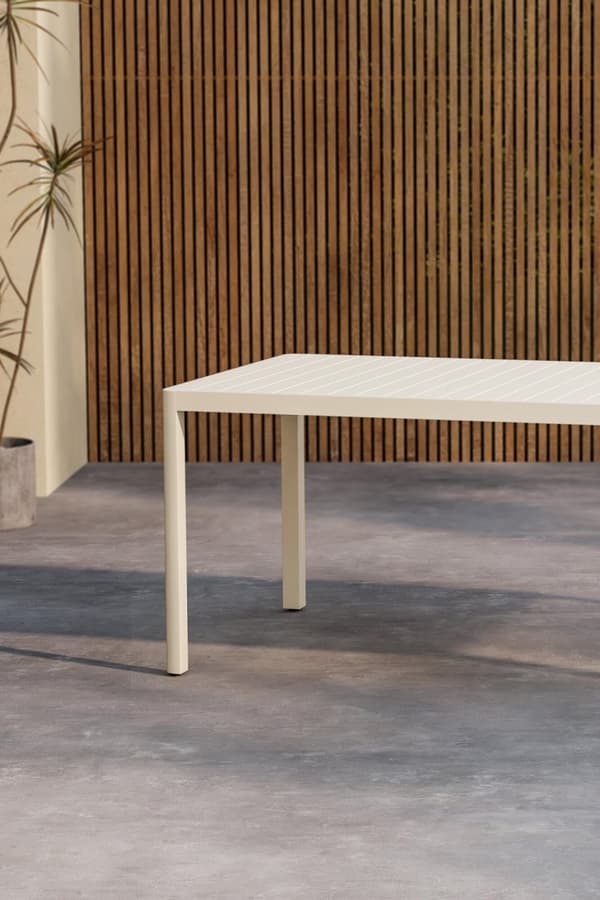FURNLUX ULKORUOKAPÖYTÄ GIARDINI BEIGE 90CM