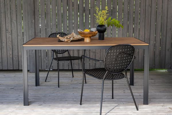 FURNLUX MATBORD FÖR UTOMHUSBRUK BREAK BRUN & SVART 90CM