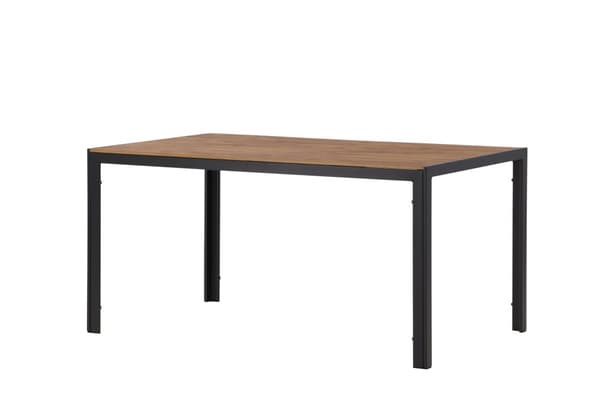 FURNLUX ULKOTILOJEN RUOKAPÖYTÄ BREAK RUSKEA & MUSTA 90CM
