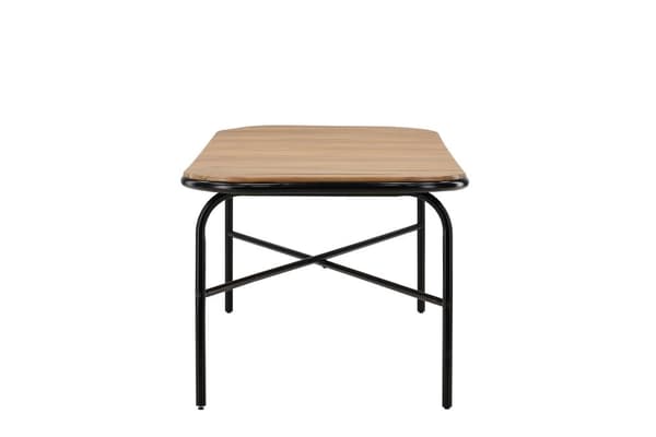 FURNLUX MATBORD FÖR UTOMHUSBRUK HOLMBECK BRUN & SVART 90CM