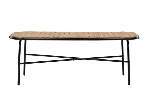 FURNLUX MATBORD FÖR UTOMHUSBRUK HOLMBECK BRUN & SVART 90CM