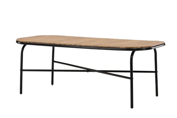 FURNLUX MATBORD FÖR UTOMHUSBRUK HOLMBECK BRUN & SVART 90CM