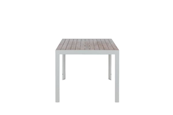 FURNLUX ULKOTILOJEN RUOKAPÖYTÄ BOIS ACACIA & VALKOINEN 100CM