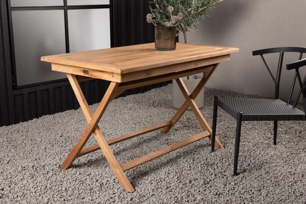 FURNLUX ULKOTILOJEN RUOKAPÖYTÄ KENYA TEAK 70CM