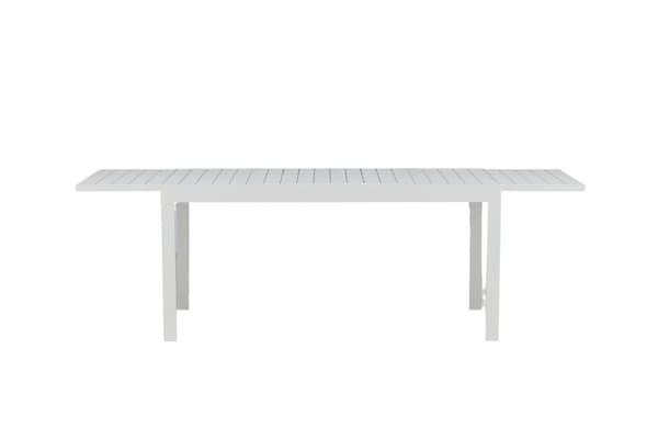 FURNLUX ULKORUOKAPÖYTÄ MARBELLA VALKOINEN 100CM