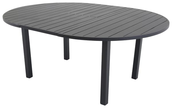 FURNLUX UDENDØRS SPISEBORD MARBELLA SORT 140CM