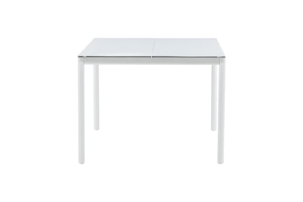 FURNLUX ULKORUOKAPÖYTÄ MODENA VALKOINEN 100CM