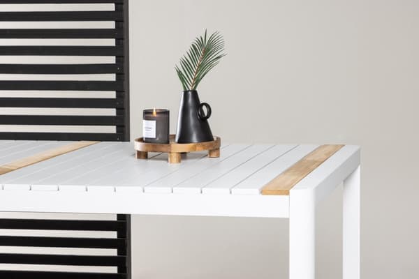 FURNLUX MATBORD FÖR UTOMHUSBRUK TOGO TEAK & VITT 100CM