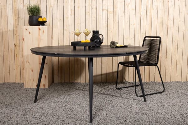 FURNLUX UTOMHUS MATBORD BREAK SVART 150CM