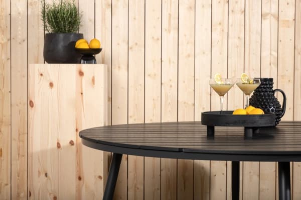FURNLUX UTOMHUS MATBORD BREAK SVART 150CM