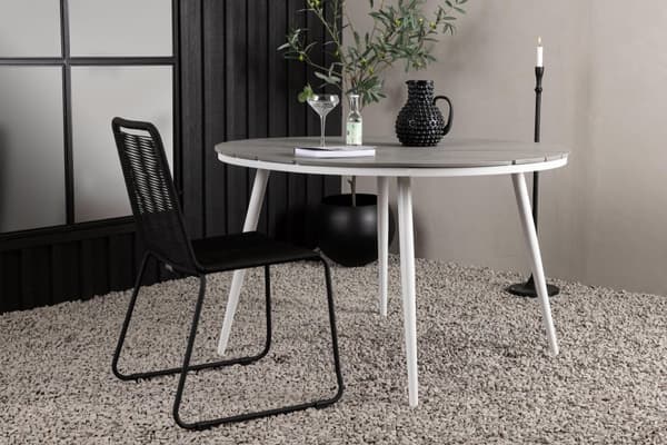 FURNLUX MATBORD FÖR UTOMHUSBRUK BREAK GRÅ & VIT 120CM