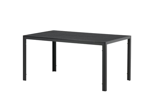 FURNLUX ULKOTILOJEN RUOKAPÖYTÄ BREAK MUSTA 90CM