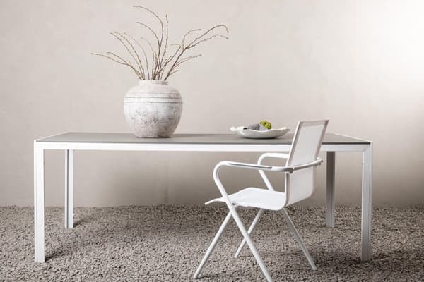 FURNLUX MATBORD FÖR UTOMHUSBRUK BREAK GRÅ & VIT 90CM