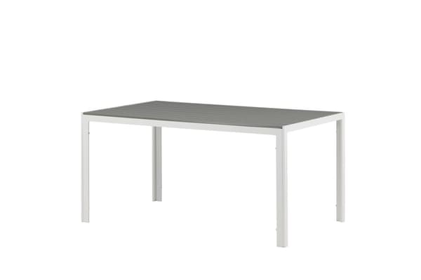 FURNLUX ULKOTILOJEN RUOKAPÖYTÄ BREAK HARMAA & VALKOINEN 90CM