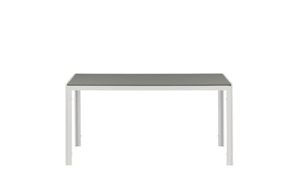 FURNLUX ULKOTILOJEN RUOKAPÖYTÄ BREAK HARMAA & VALKOINEN 90CM
