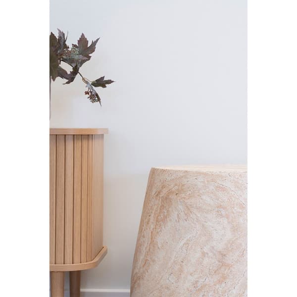 Bonn sidebord Ø48 cm natur.