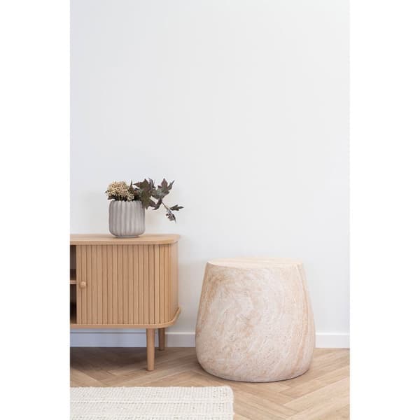 Bonn sidebord Ø48 cm natur.