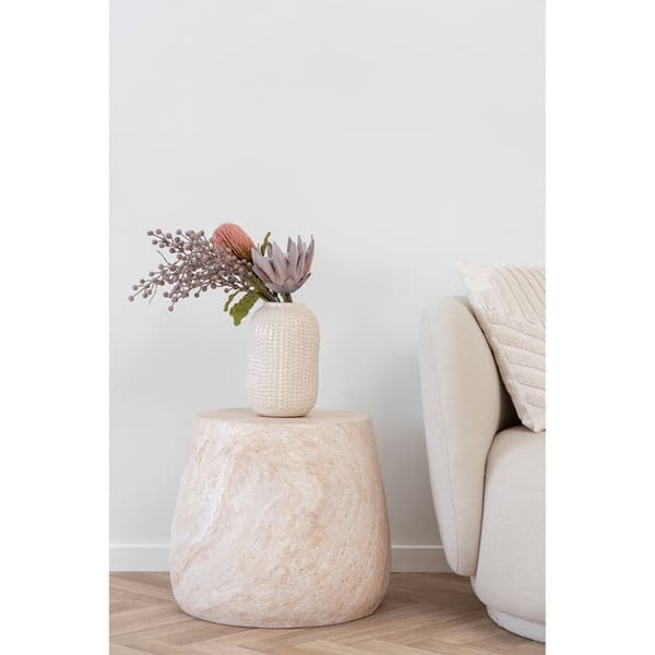 Bonn sidebord Ø48 cm natur.