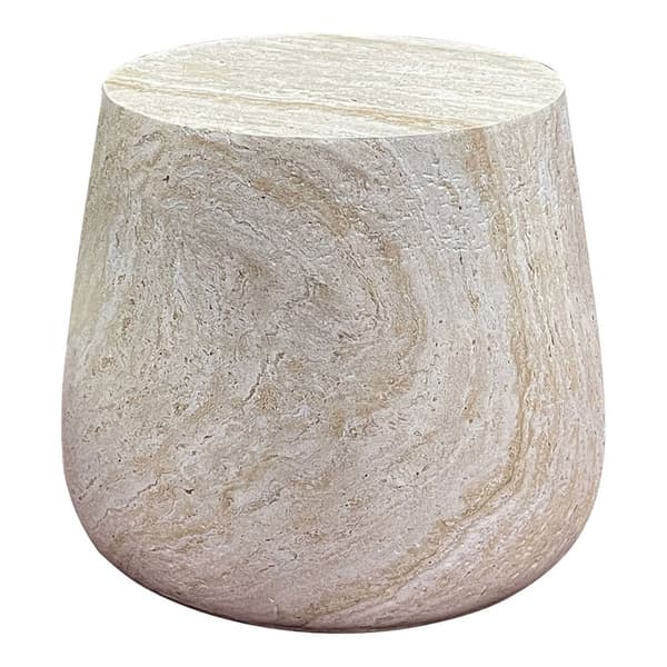 Bonn sidebord Ø48 cm natur.