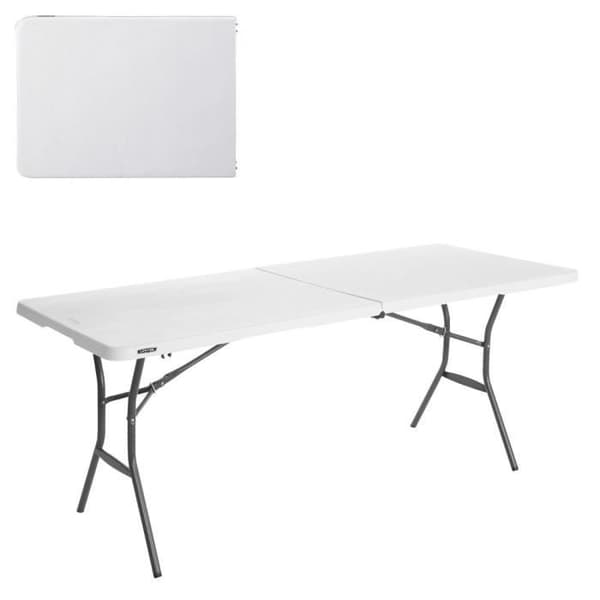 Fällbart bord - LIVSTID - 184x76x73,5 cm - Ultrabeständigt - Fällbart - Utomhus
