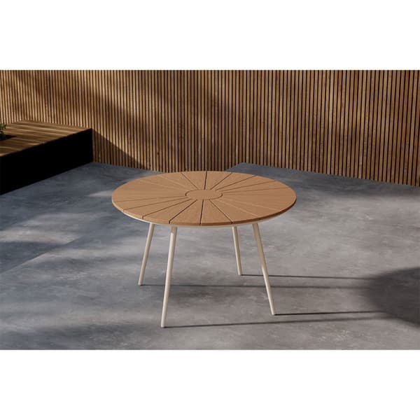San Vito hagebord Ø120cm beige.