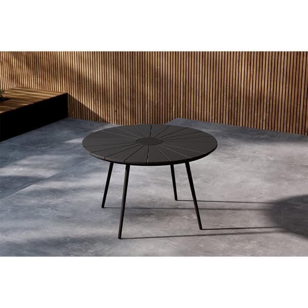 San Vito hagebord Ø120cm svart.