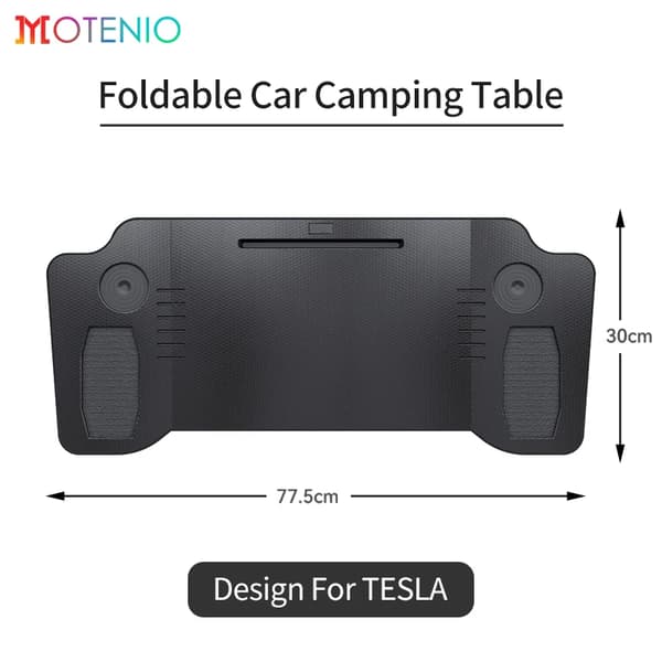 Bilcampingbord, sammenklappeligt design, passer til Tesla Model 3 og Model Y,Til Model 3 Y