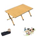 Miniatyrbild 1 av 2: Bärbart Fällbart Campingbord, Lättviktsdesign, 150KG Lastkapacitet, Ideal för Utomhusbruk,B2-120CM
