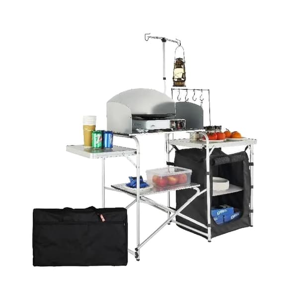 Udendørs Campingbord, Sammenklappeligt Design, Kompakt Bærepose