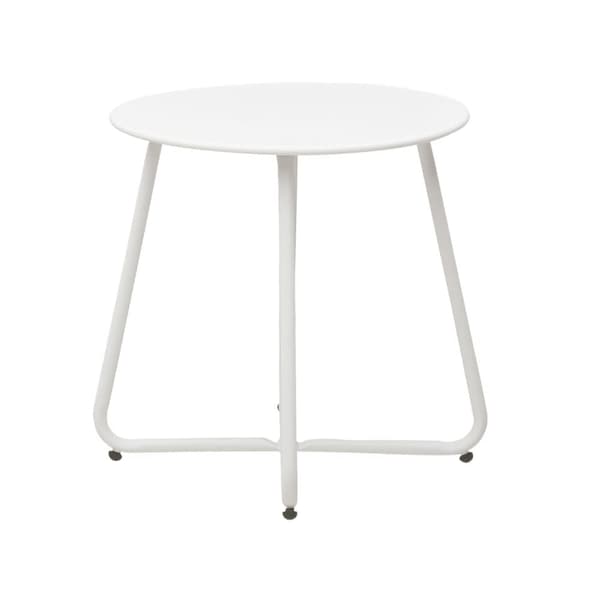 Sofabord, 44,5x44,5x44,5 cm, Hvid