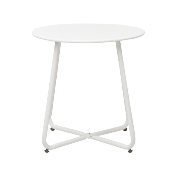 Sofabord, 44,5x44,5x44,5 cm, Hvid