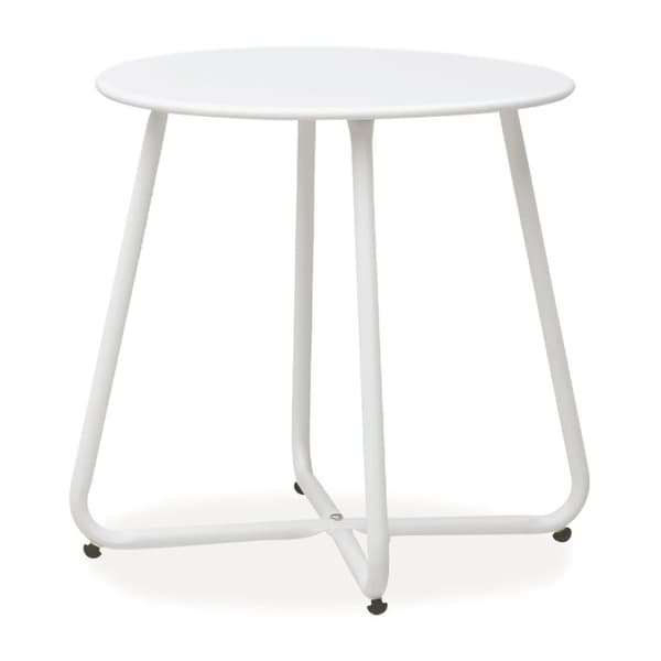 Sofabord, 44,5x44,5x44,5 cm, Hvid