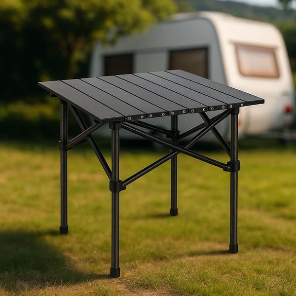 Fällbart campingbord i kolfiberstål
