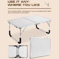 Miniatyrbild 7 av 7: Fällbart lättvikts campingbord i aluminium