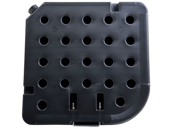 Parasollfot Svart Syntetmaterial 104 x 104 cm Fyrkantig