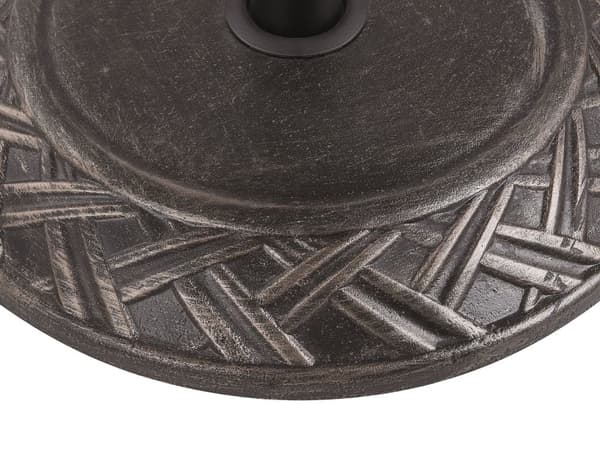 Aurinkovarjon jalka ruskea betonia 50 cm 23 kg 3 jalka-adapteria perinteinen tyyli