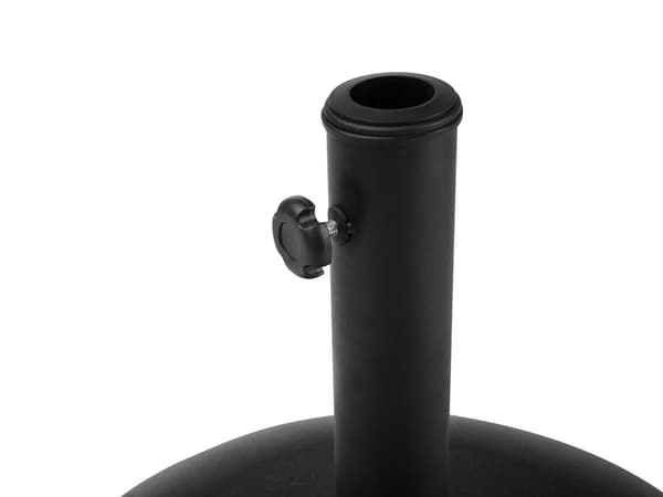 Parasollfot Svart Betong ø 45 cm 23 kg Base til parasoll Solskjerming Utendørs Hage Terrasse