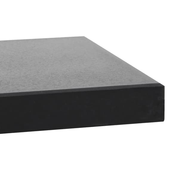Parasollfot granit 20 kg fyrkantig svart