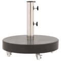 Miniatyrbillede 3 af 9: parasolfod granit 30 kg rund sort