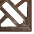 Miniatyrbillede 5 af 8: parasolfod 44x44x31 cm støbejern bronzefarvet