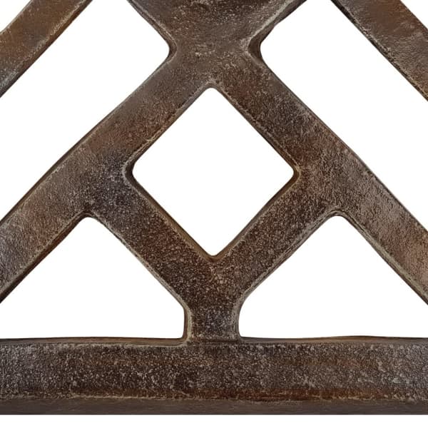 parasolfod 44x44x31 cm støbejern bronzefarvet