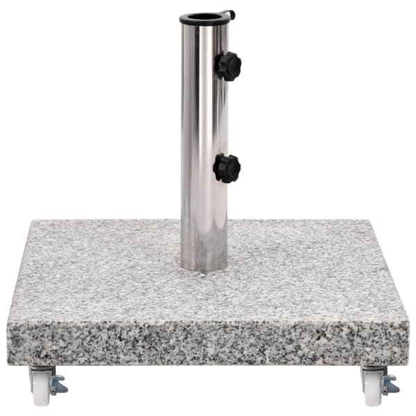 Aurinkovarjon alusta graniitti 30 kg neliömäinen harmaa