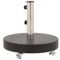 Miniatyrbillede 5 af 10: vidaXL parasolfod granit 30 kg rund sort -  Parasolfødder