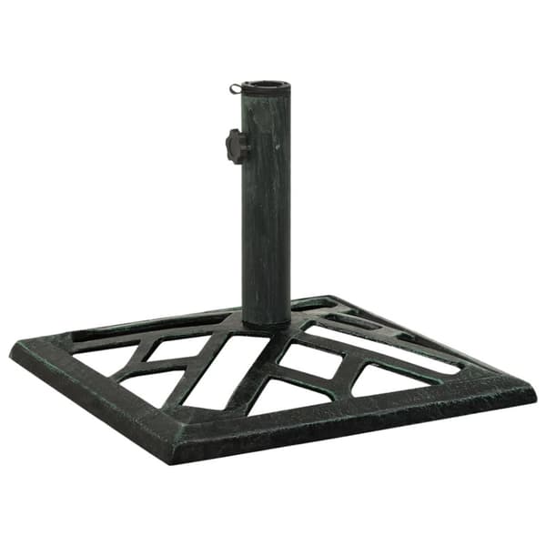 vidaXL parasolfod 44x44x31 cm støbejern grøn -  Parasolfødder