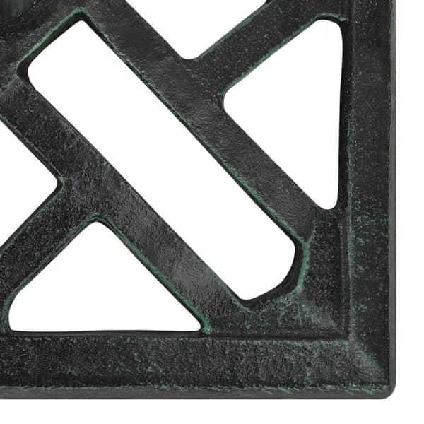 vidaXL parasolfod 44x44x31 cm støbejern grøn -  Parasolfødder