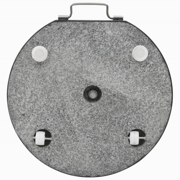 vidaXL parasolfod granit 30 kg rund sort -  Parasolfødder