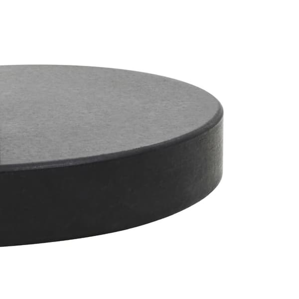 vidaXL parasolfod granit 30 kg rund sort -  Parasolfødder